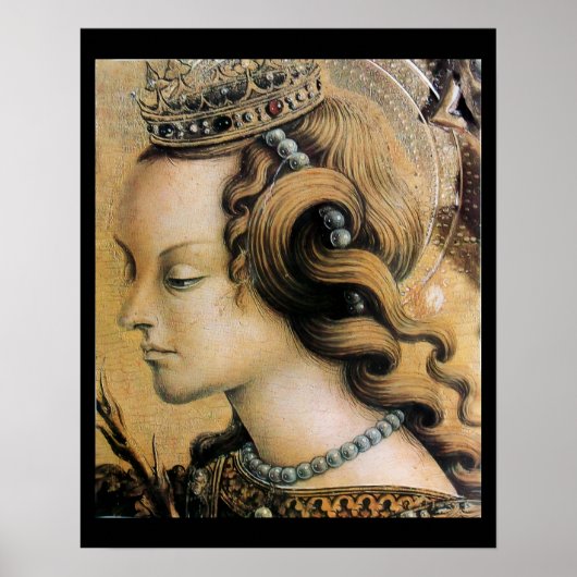 Sint-Catharina van Alexandrië Poster (Voorkant)