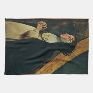 Sint-Catharina van Siena door Juan Bautista Maino Theedoek
