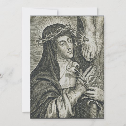 Sint Catharina van Siena Kaart (Voorkant)