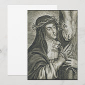 Sint Catharina van Siena Kaart (Voorkant / Achterkant)