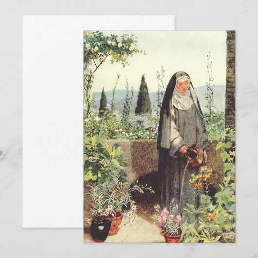 Sint Catharina van Siena Kaart (Voorkant / Achterkant)