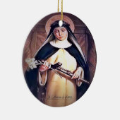 Sint Catharina van Siena Keramisch Ornament (Rechts)