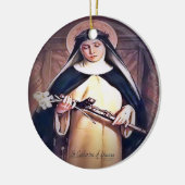 Sint Catharina van Siena Keramisch Ornament (Links)
