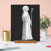 Sint Catharina van Siena Maagd Acryl Bord (Huwelijk)