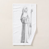 Sint Catharina van Siena Maagd Bad Handdoek (Handdoek)