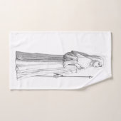 Sint Catharina van Siena Maagd Bad Handdoek (Handdoek)