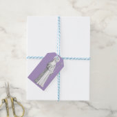 Sint Catharina van Siena Maagd Cadeaulabel (Met Touw)