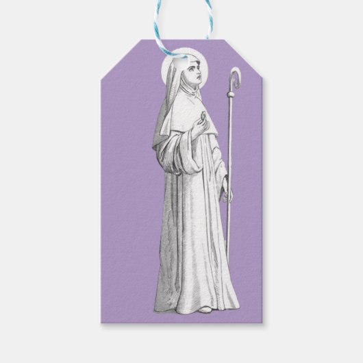 Sint Catharina van Siena Maagd Cadeaulabel (Voorkant)