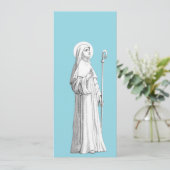 Sint Catharina van Siena Maagd Kaart (Staand voorkant)