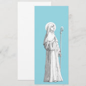 Sint Catharina van Siena Maagd Kaart (Voorkant / Achterkant)