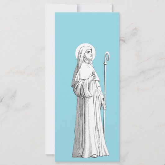 Sint Catharina van Siena Maagd Kaart (Voorkant)