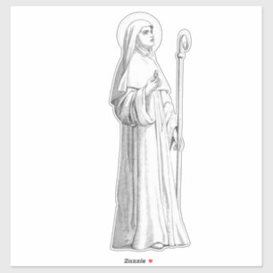 Sint Catharina van Siena Maagd Sticker