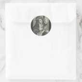 Sint Catharina van Siena Ronde Sticker (Tas)