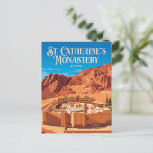 Sint-Catharinaklooster Egypte Briefkaart (Staand voorkant)