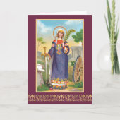 Sint-Catherine van Alexandrië in de Egyptische Dre Kaart (Voorkant)