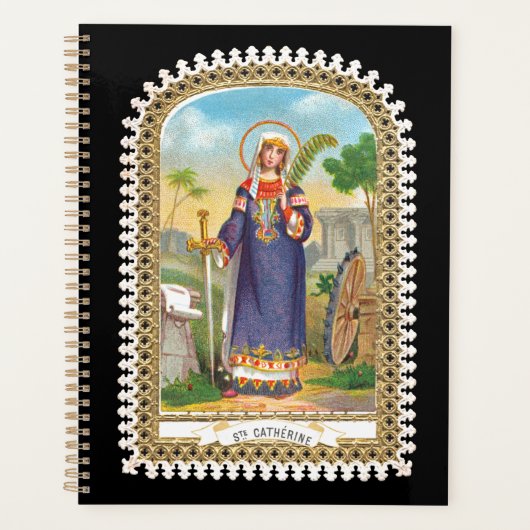Sint-Catherine van Alexandrië in de Egyptische Dre Planner (Voorkant)