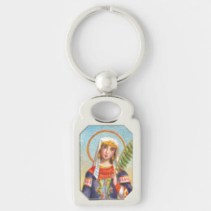 Sint-Catherine van Alexandrië in de Egyptische Dre Sleutelhanger