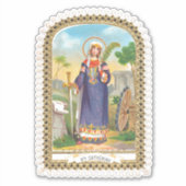 Sint-Catherine van Alexandrië in de Egyptische Dre Sticker (Voorkant)