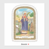 Sint-Catherine van Alexandrië in de Egyptische Dre Sticker (Vel)