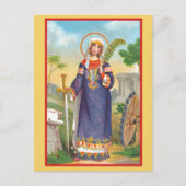 Sint-Catherine van Alexandrië in de Egyptische kra Briefkaart (Voorkant)