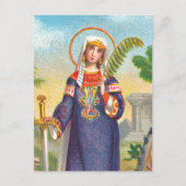 Sint-Catherine van Alexandrië in de Egyptische kra Briefkaart (Voorkant)