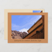 Sint-Catherine's klooster, Zuid-Sinaï, Egypte Briefkaart (Voorkant / Achterkant)