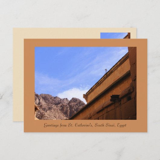 Sint-Catherine's klooster, Zuid-Sinaï, Egypte Briefkaart (Voorkant / Achterkant)