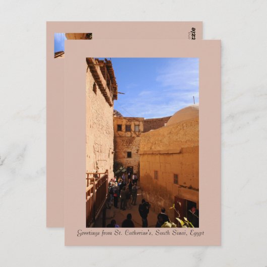 Sint-Catherine's klooster, Zuid-Sinaï, Egypte Briefkaart (Voorkant / Achterkant)