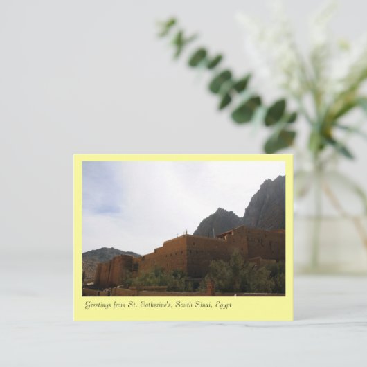 Sint-Catherine's klooster, Zuid-Sinaï, Egypte Briefkaart (Staand voorkant)