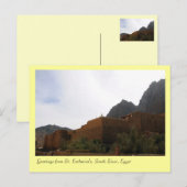 Sint-Catherine's klooster, Zuid-Sinaï, Egypte Briefkaart (Voorkant / Achterkant)