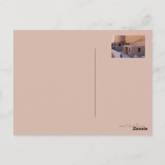Sint-Catherine's klooster, Zuid-Sinaï, Egypte Briefkaart (Achterkant)