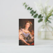 Sint Cecielia  Gebed Kaart Contactkaartje (Staand voorkant)