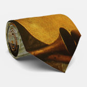 Sint Cecilia en de engel door Carlo Saraceni Stropdas (Opgerold)