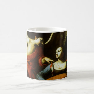 Sint Cecilia en de engel van Carlo Saraceni Koffiemok