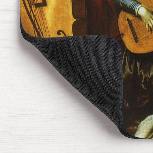 Sint Cecilia en de engel van Carlo Saraceni Muismat (Hoek)