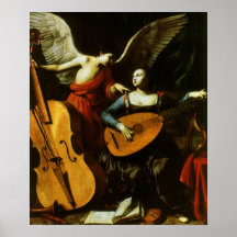 Sint Cecilia en de engel van Carlo Saraceni