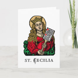 Sint-Cecilia met de Grote Raad van Hymn (Neurenber Kaart