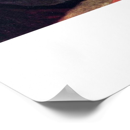 Sint-Cecilia met een engel van Vouet Simon Poster (Hoek)