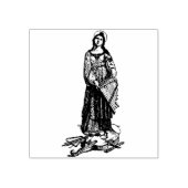 Sint Cecilia met viool van Raphael Rubberstempel (Afrduk)
