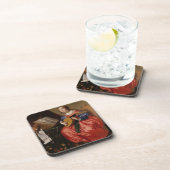 Sint-Cecilia (olie op doek) Bier Onderzetter (Rechterzijde)