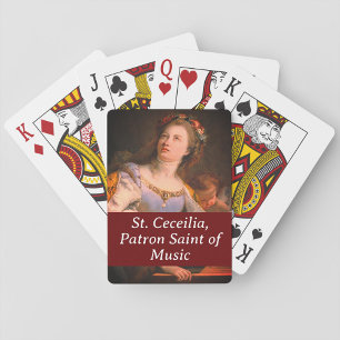 Sint Cecilia Pokerkaarten