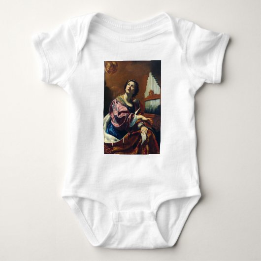 Sint-Cecilia Premium "Heavenly Concert" Kunstprint Romper (Voorkant)