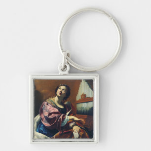 Sint-Cecilia Premium "Heavenly Concert" Kunstprint Sleutelhanger