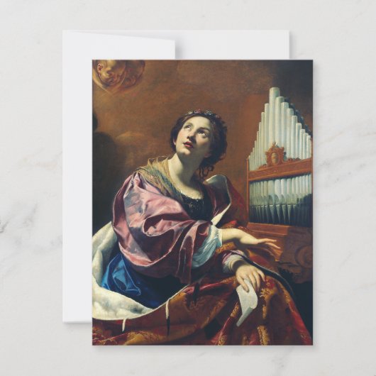 Sint-Cecilia Premium "Hemels Concert" Kunstprint (Voorkant)