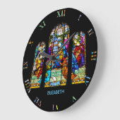 Sint-Cecilia Spelend Orgaan Imitatie van Glas in l Grote Klok (Hoek)