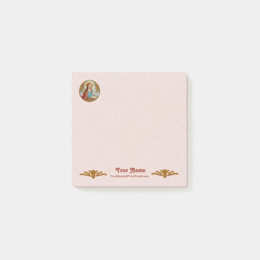 Sint-Cecilia van Rome (BK 003) 3"x3" Post-it® Notes (Voorkant)