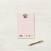 Sint-Cecilia van Rome (BK 003) 4"x6" Post-it® Notes (Op bureau)