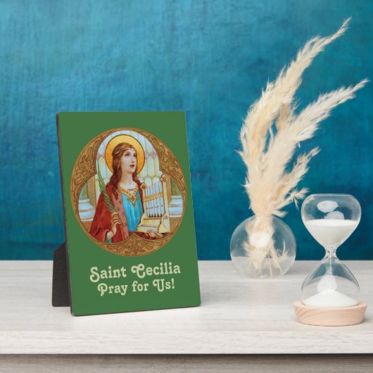 Sint-Cecilia van Rome (BK 003) 5"x7" Fotoplaat (Zijkant)