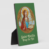 Sint-Cecilia van Rome (BK 003) 5"x7" Fotoplaat (Zijkant)