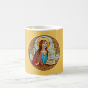 Sint-Cecilia van Rome (BK 003) Coffee Mok 1